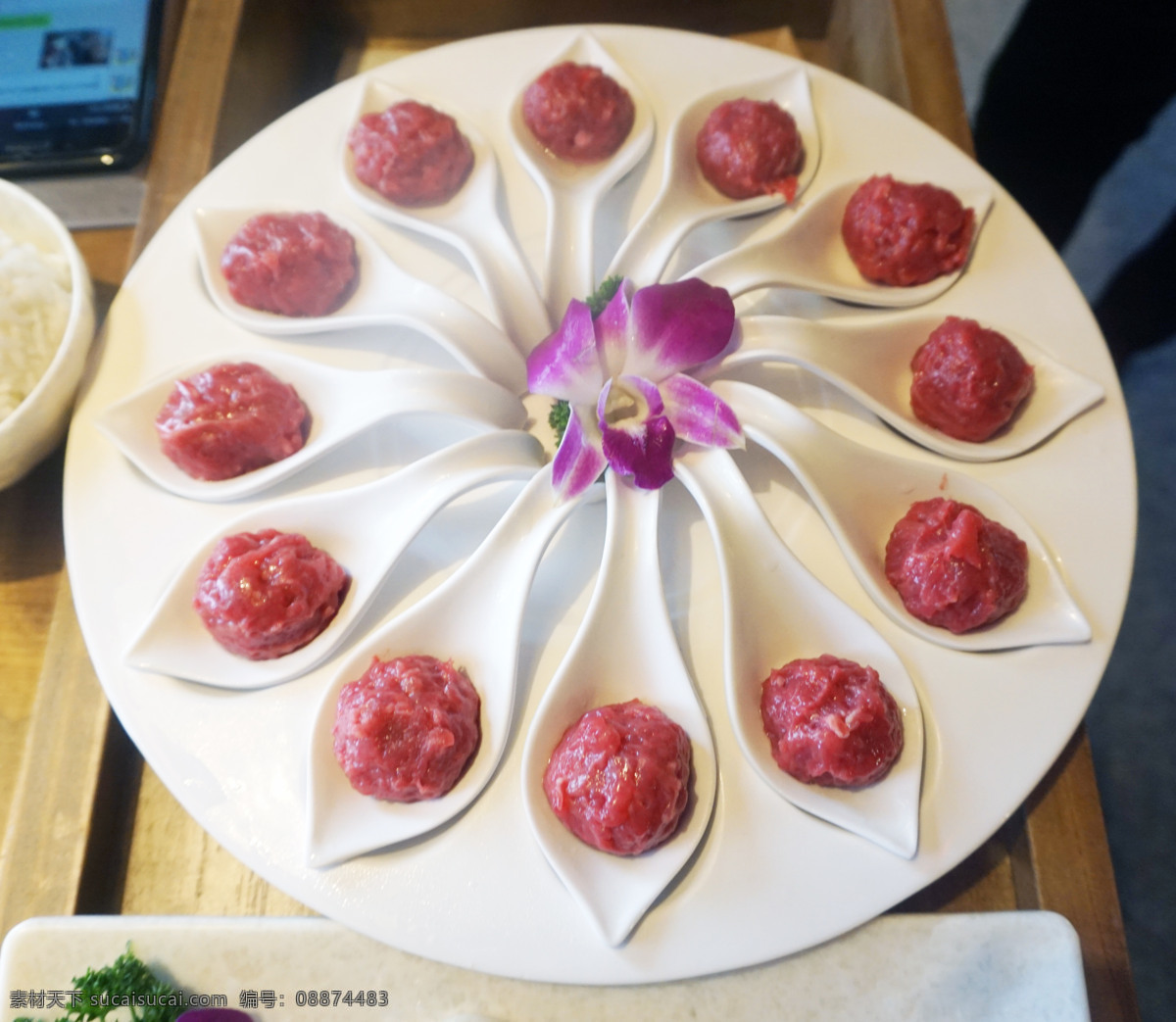 牛肉丸 手打牛肉丸 手捶牛肉丸 汕锦记 潮汕火锅 餐饮美食 传统美食 美食照片