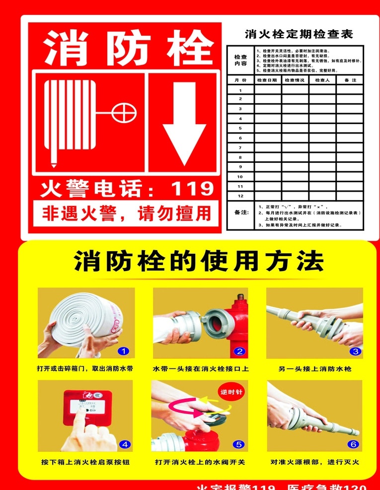 消防栓 消火栓 消防栓使用 消防器材 灭火器