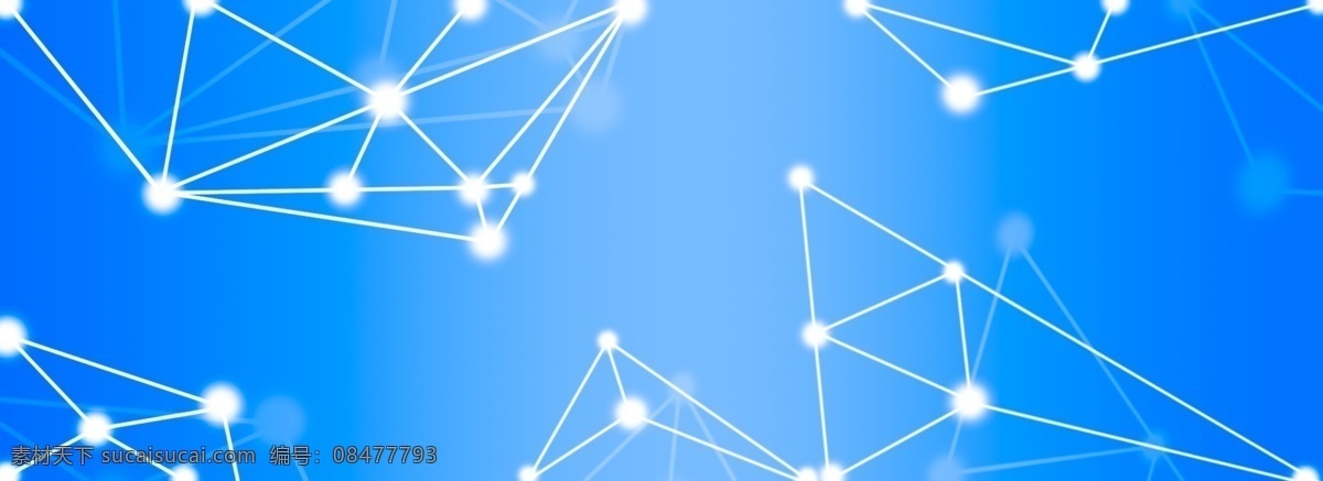 蓝色 科技 纹理 背景 几何 banner 三角形