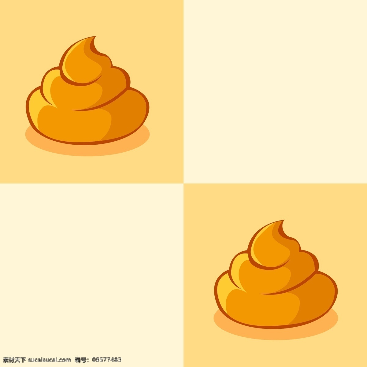 卡通便便 生物世界 家禽家畜 矢量图库