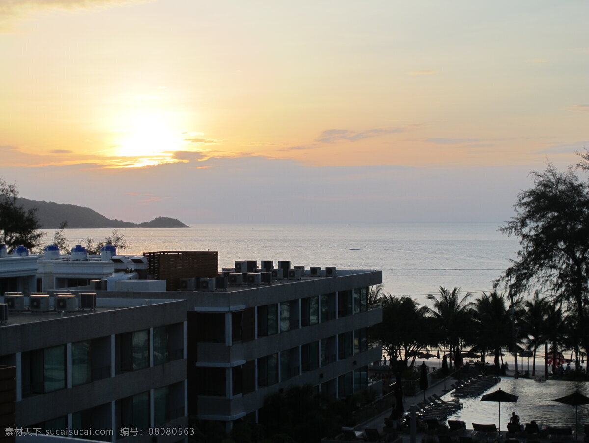 日落 别墅 朝霞 国外旅游 海边 旅游摄影 日出 异域风情 夕阳 晚霞 屋顶 东巴海滩