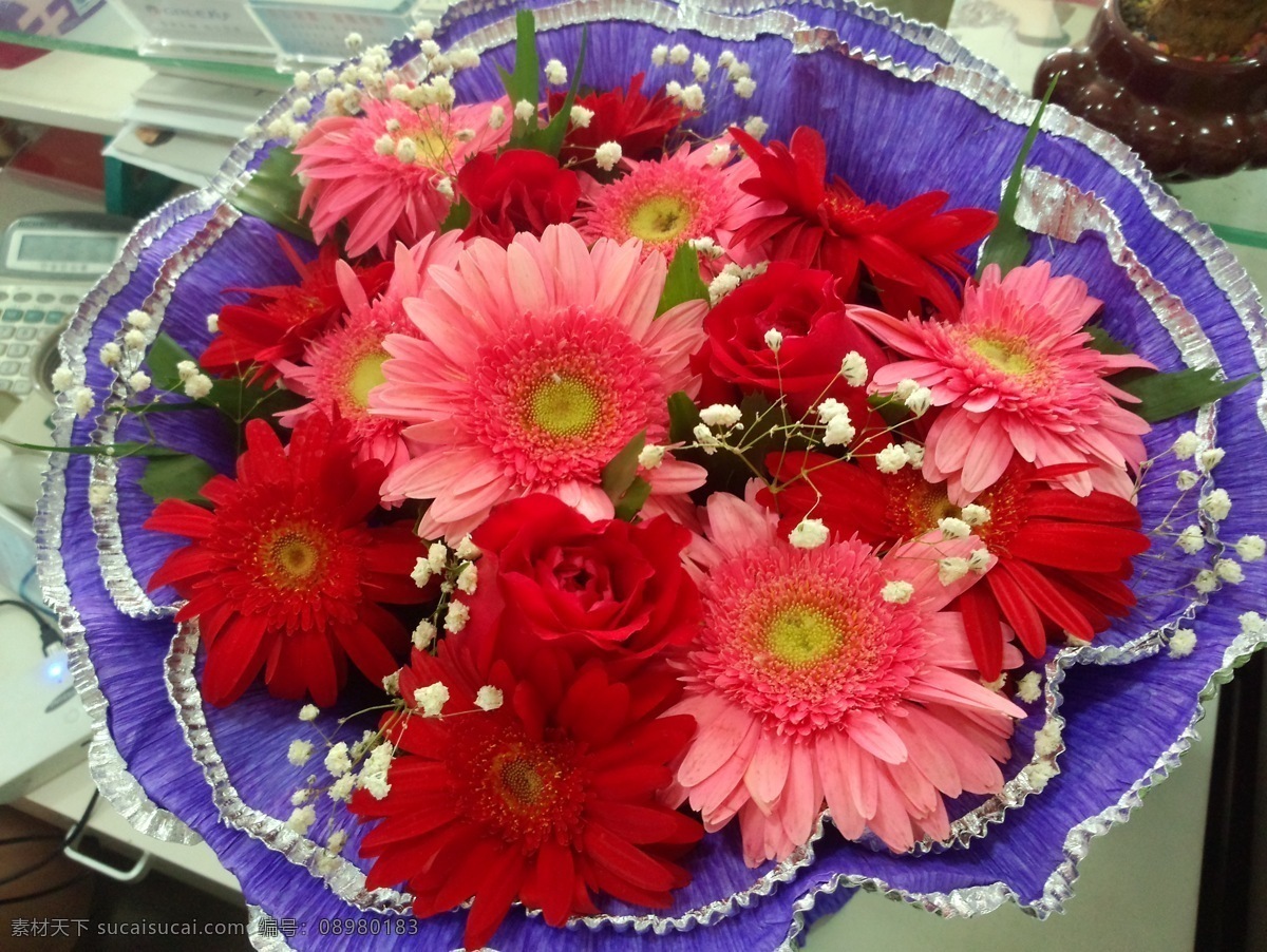 玫瑰花 花束 高清 玫瑰 红色 花朵 花