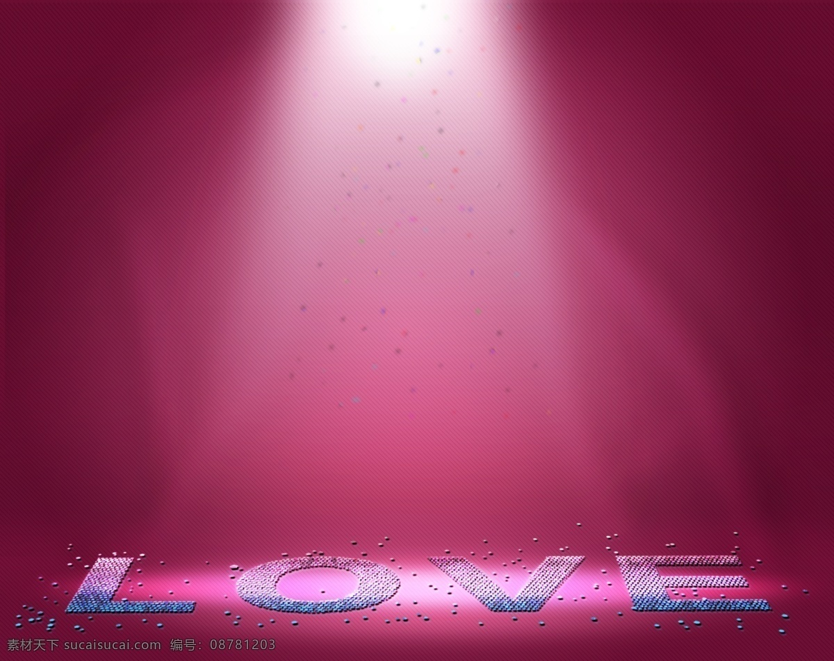 情人节背景图 情人节 love 背景 粉色 灯光 节日素材 源文件
