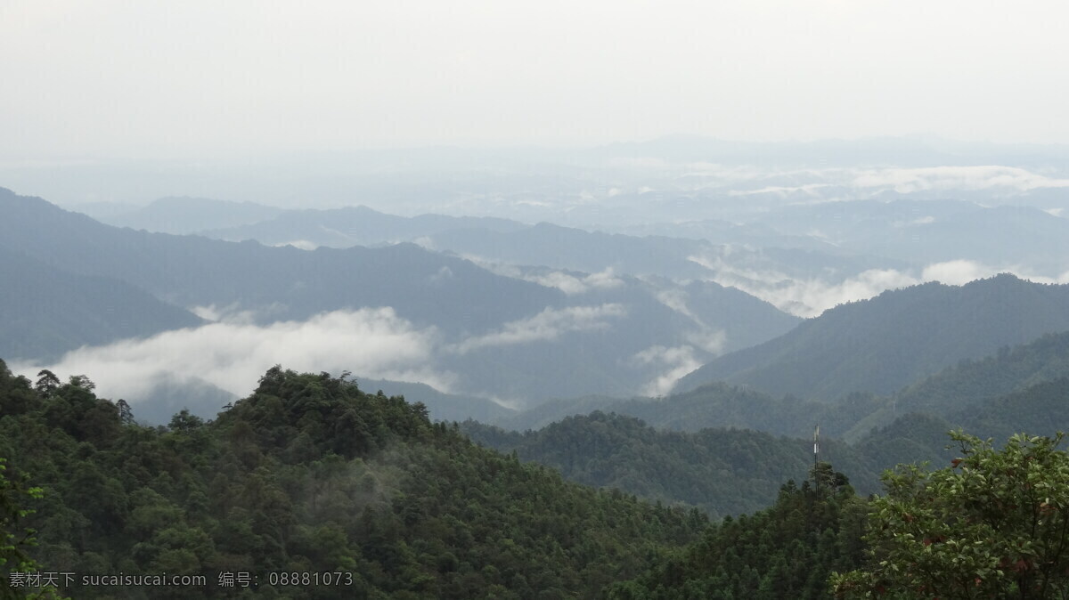 苍山如海 井冈山 风光 红色景点 杜鹃山 笔架山 苍松 青山 高山流云 旅游摄影 国内旅游 神奇的井冈山