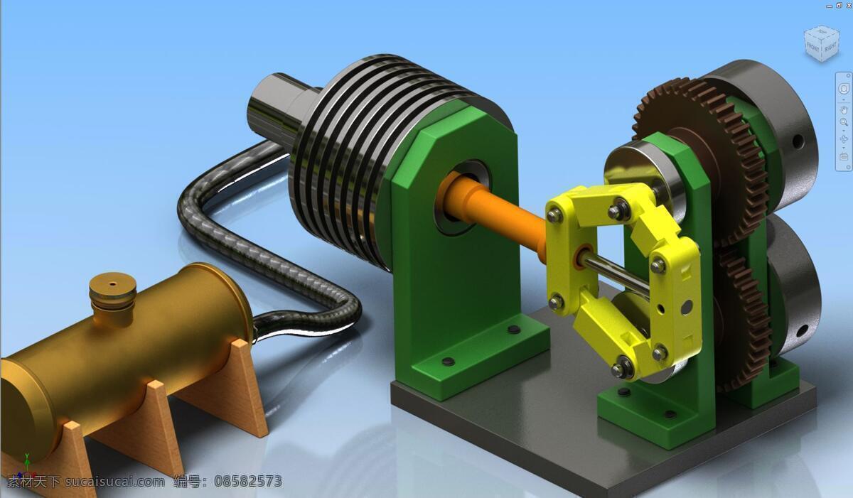 斯特灵 贝塔 菱形 驱动 3d模型素材 其他3d模型