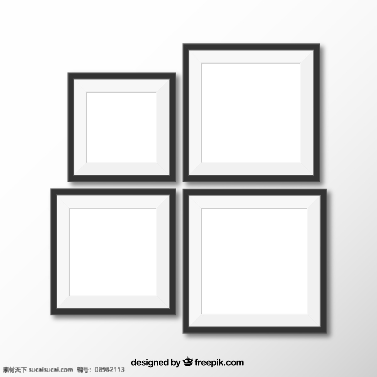 方形 相框 家居 挂式 镜框 画框 矢量图 矢量 高清图片