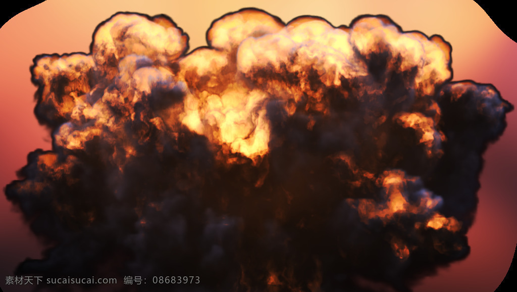 爆炸 黑 烟 元素 黑色 火焰