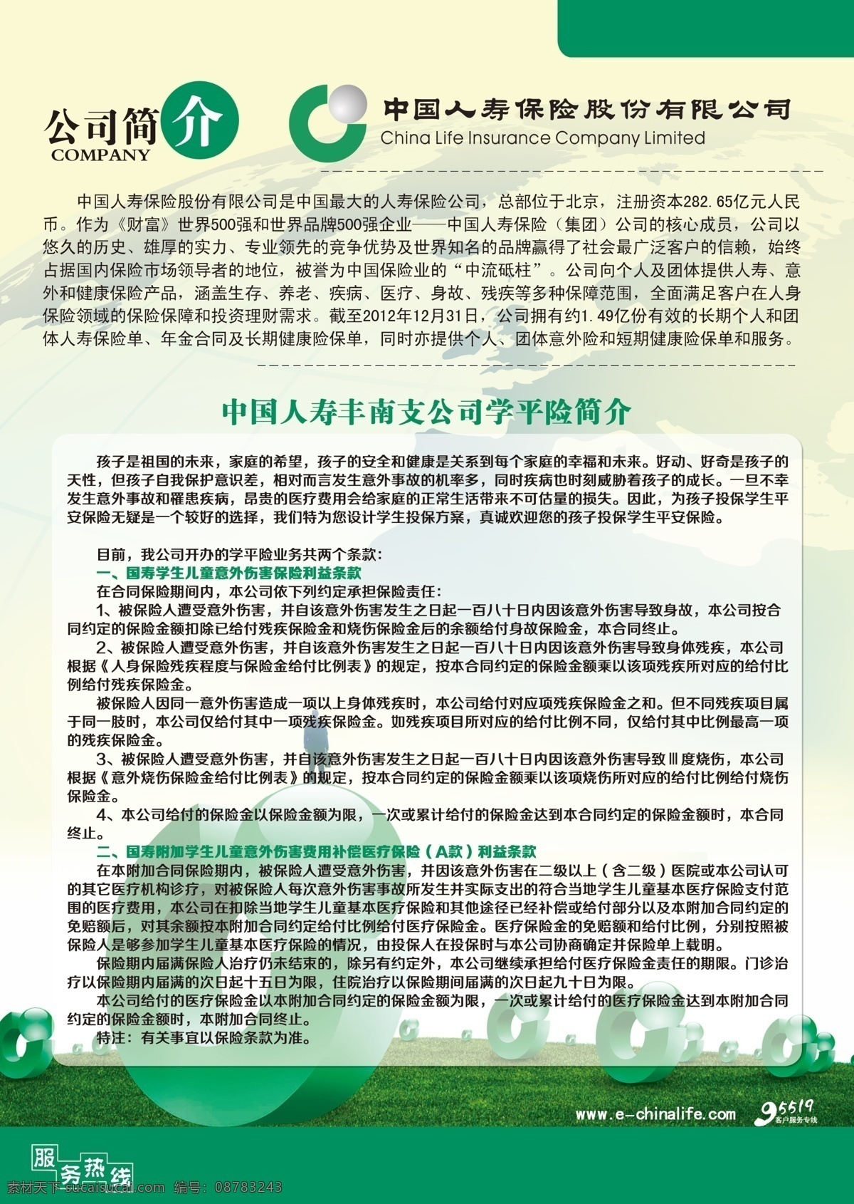 中国 人寿保险 海报 中国人寿保险 学平险 学平险简介 人寿 公司简介 广告设计模板 源文件