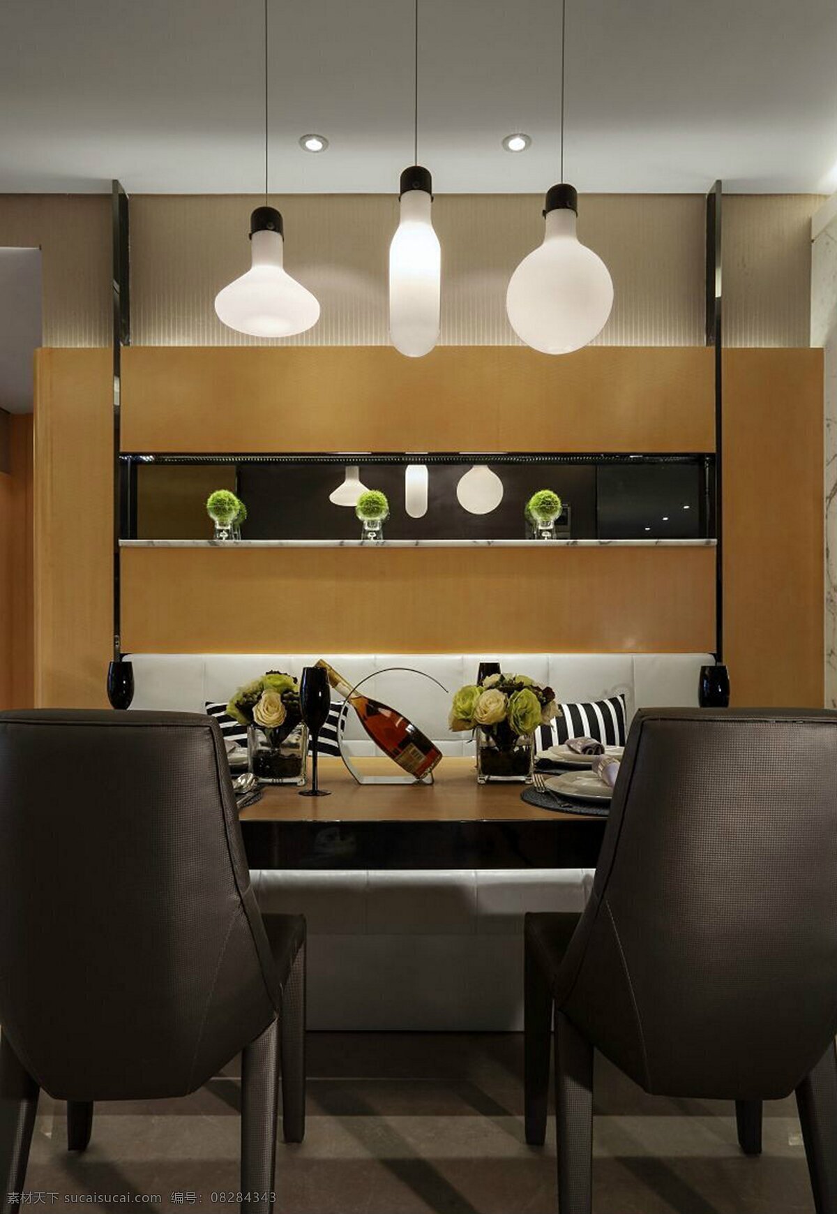 现代 简约 风 室内设计 餐厅 效果图 家装 家居 家具 餐桌 吊灯