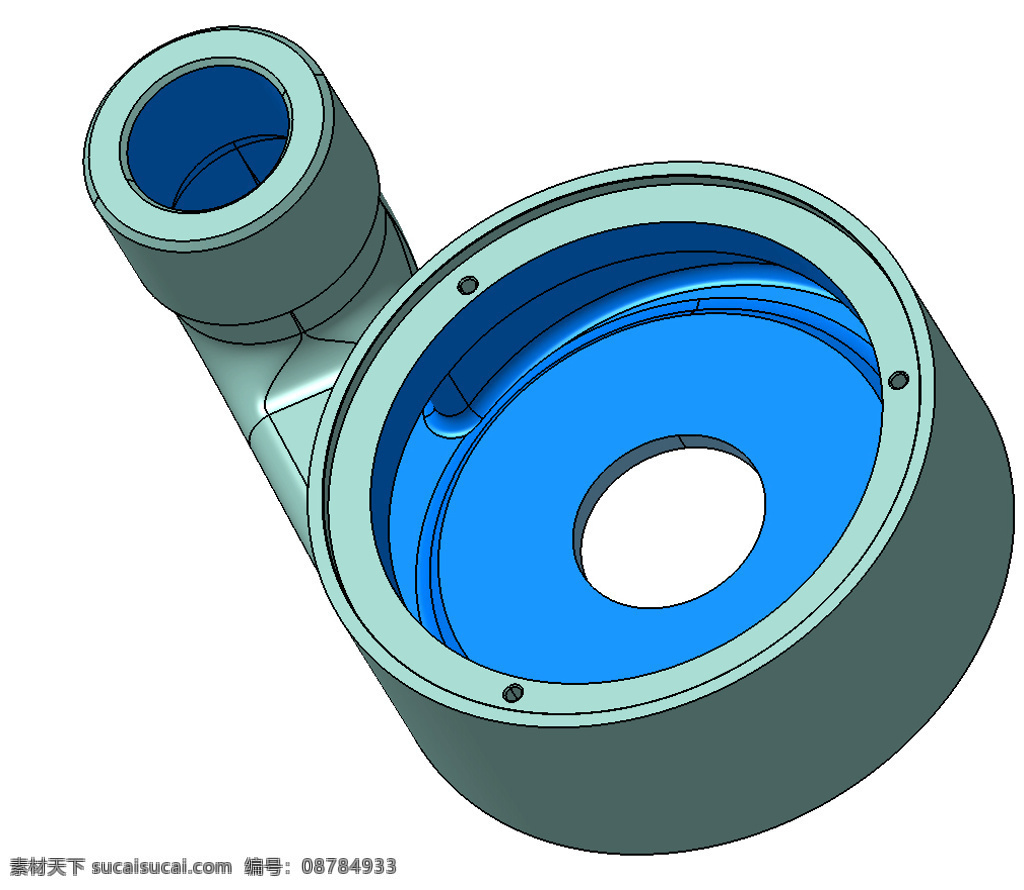泵壳免费下载 机械设计 3d模型素材 电器模型