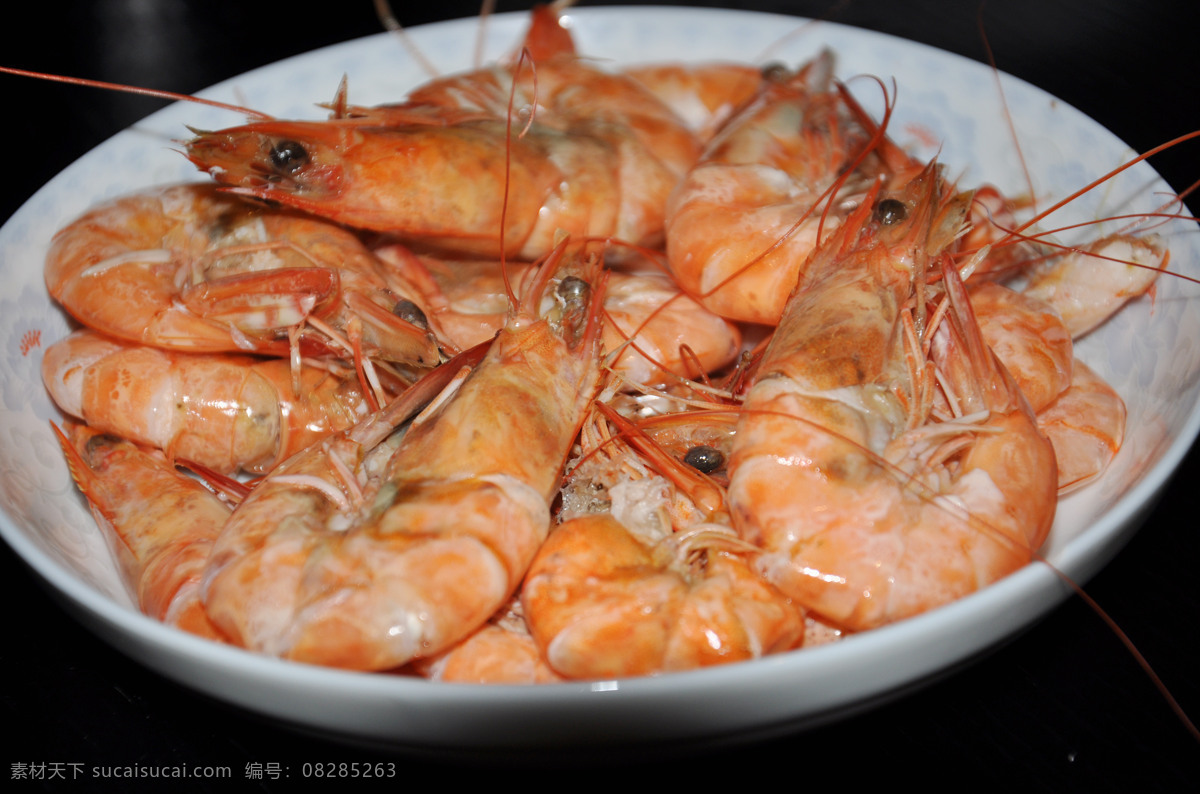 大虾 虾 河虾 盐水大虾 盐水虾 海味 传统美食 餐饮美食 美食摄影