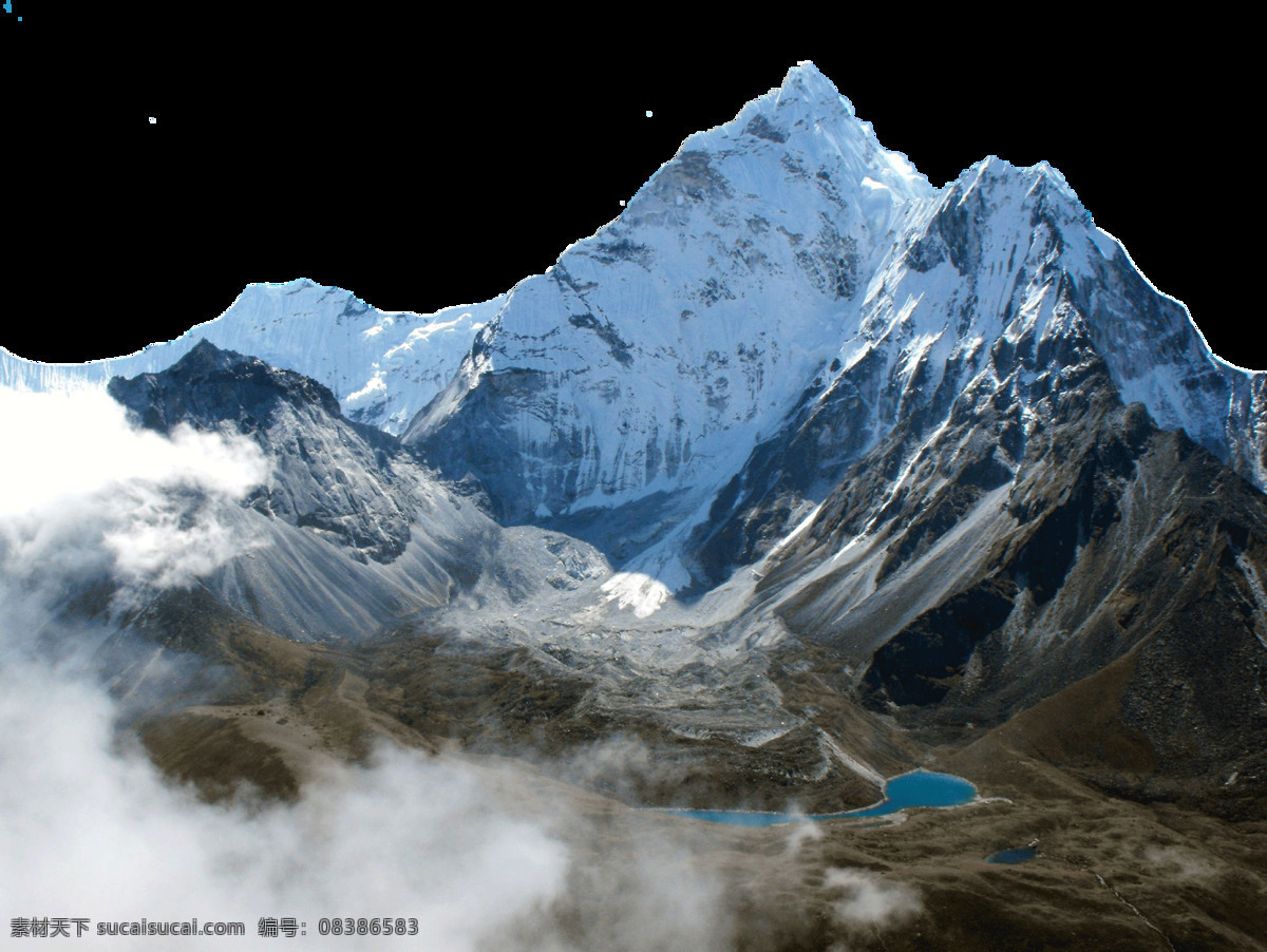 雪山 山峰 自然生态 合成 海报 自然 生态 旅游景点 景区