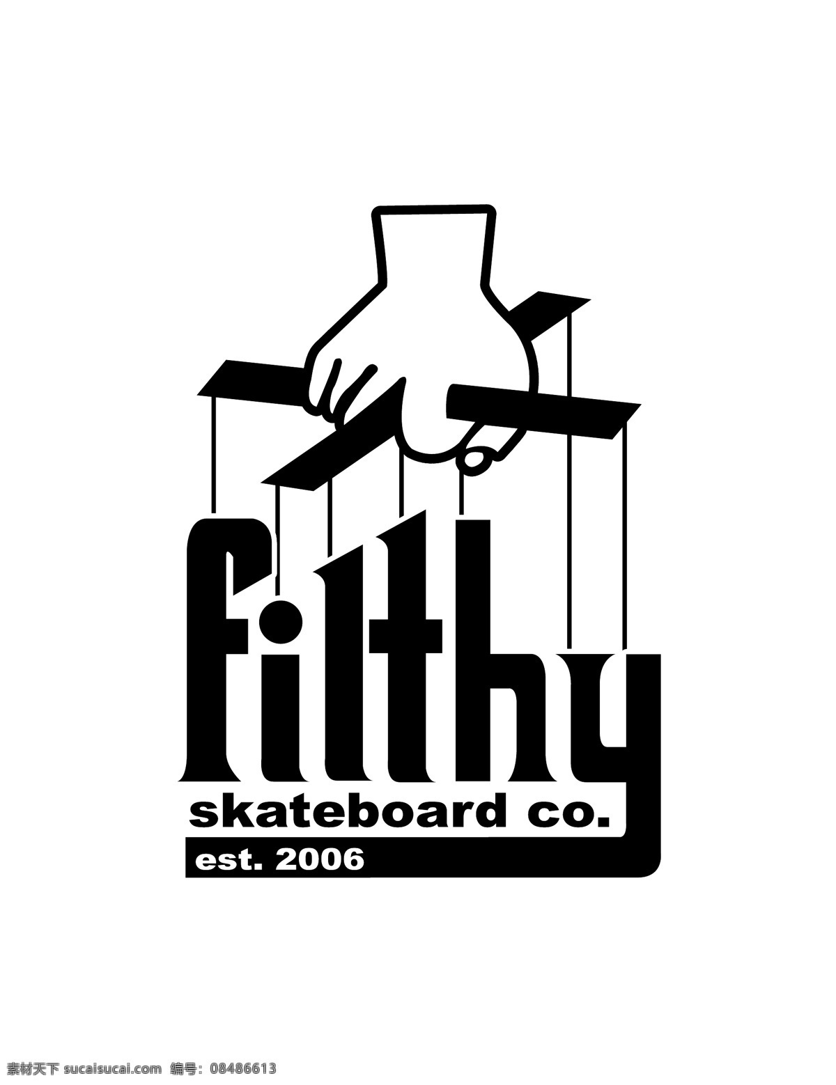 filthyskateboardco logo 设计欣赏 体育赛事 标志 标志设计 欣赏 矢量下载 网页矢量 商业矢量 logo大全 红色