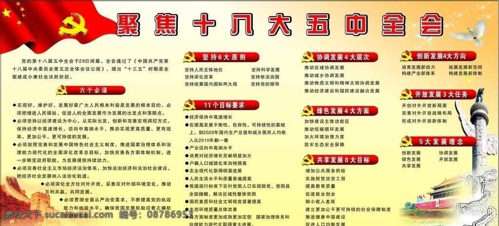 聚焦 十 八大 五中全会 十八届 十三五规划 五中全会亮点 五中全会展板 五中全会海报 胜利召开 十八五中全会 召开五中全会 五中全会板报 五中全会宣传 五中全会热点 解读五中全会 党建展板 展板模板