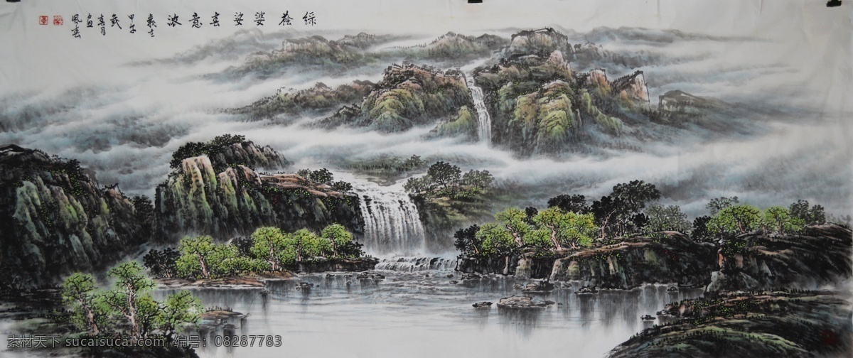 大厅画 风景 风景画 风水画 古画 国画 国画山水 山水 模板下载 绿荫 婆娑 春意 浓 设计素材 李凤春 江山如画 壮丽山河 中国画 山水画 江山如画图 山河锦绣 中国山水画 山水风景 中堂画 客厅画 室内装饰画 家居装饰画 中华文化 国画艺术 山水风景画 绘画书法 文化艺术 装饰素材