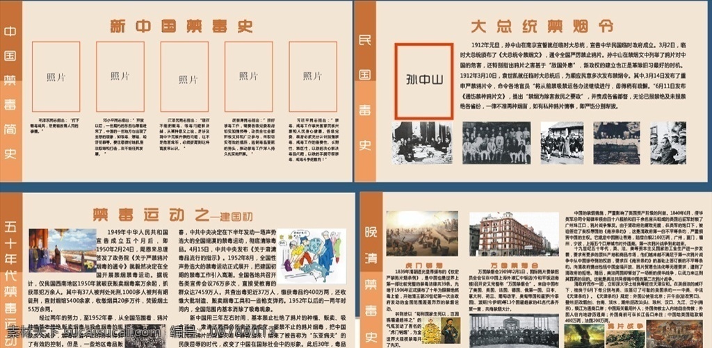 中国 禁毒 史 展板 中国禁毒展板 禁毒历史 禁毒运动 禁毒素材 近现代禁毒 禁毒宣传 室内广告设计
