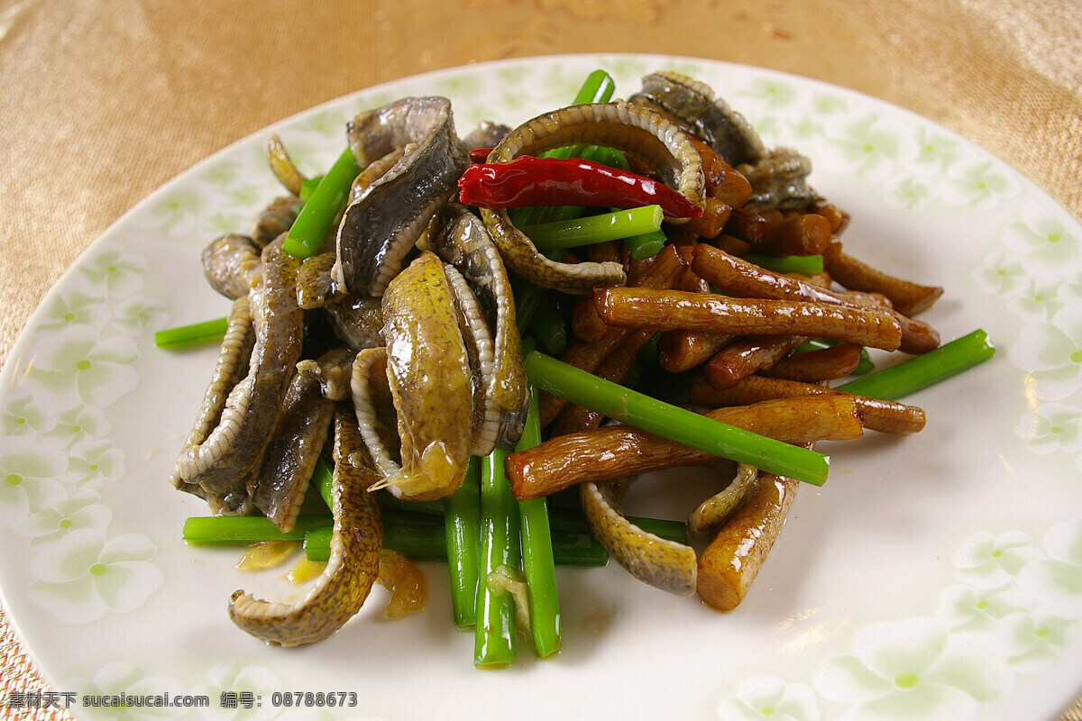 韭菜 花茶 树 菇 炒 黄鳝 柳 酸菜 辣椒 菜谱 饭店 酒店 餐饮 美食 舌尖上的中国 凉拌 豉油 蒜茸 韭菜花 茶树菇 黄鳝柳 江门台山 传统美食 餐饮美食