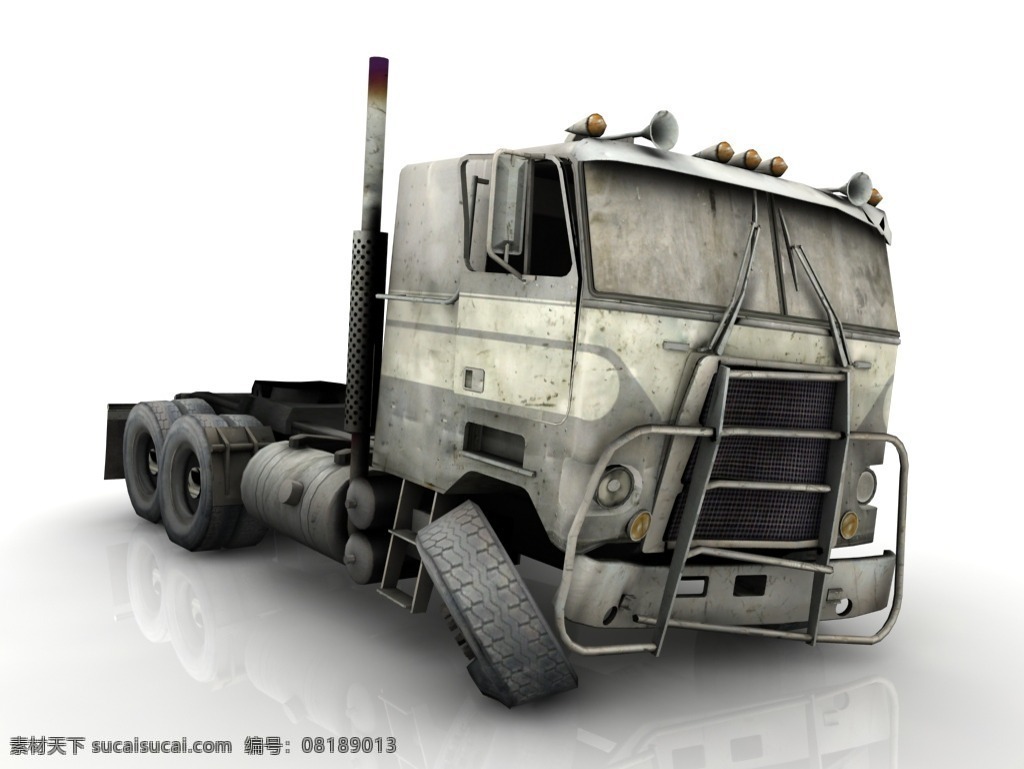被击毁的卡车 wrecked truck flatnose dead left 卡车 求生之路4 游戏电影 求生之路 3d模型素材 其他3d模型