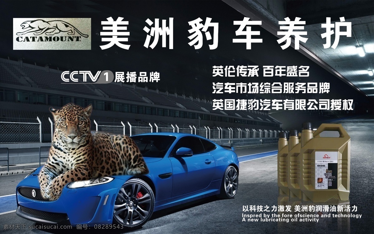 美洲豹 车 养护 海报 美洲豹车养护 美洲豹跑车 豹子 润滑油 标识 广告语 中央 套 展播 品牌 英伦 传承 百年 盛名 汽车 市场 综合 服务
