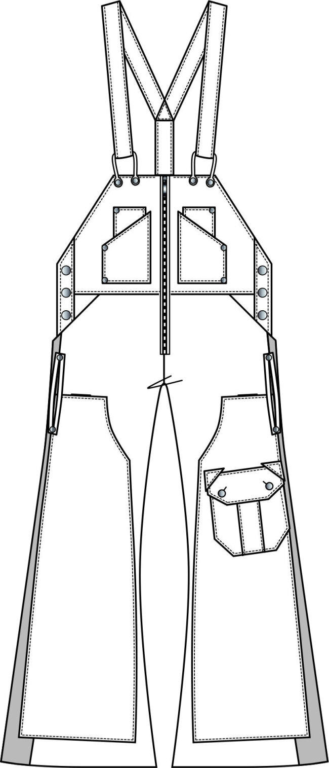 欧美 机械师 背带裤 欧美服装 机械师服装 服装设计 其他服装素材