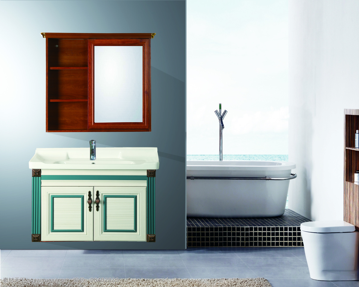 全 铝 家具 浴室柜 太空铝卫柜 太空铝 全铝 卫柜 洗手台 3d设计 3d作品