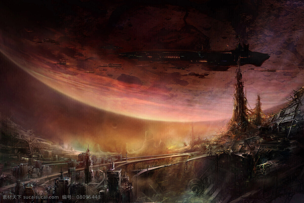 cg 背景图片 动漫动画 动漫人物 科幻 设计图库 星际 cg背景 psd源文件