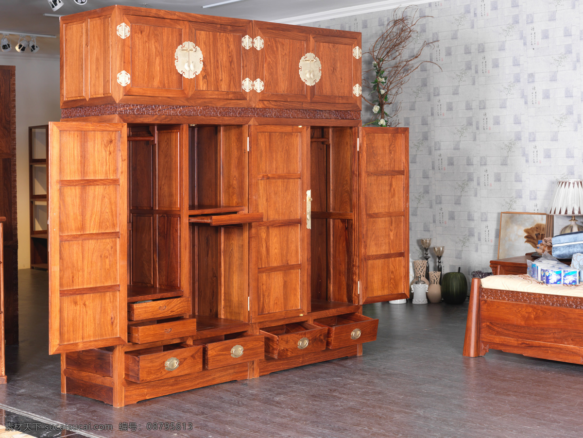 红木 红木柜子 实木柜 实木衣柜 实木家具 家具素材 家居素材 生活百科 家居生活