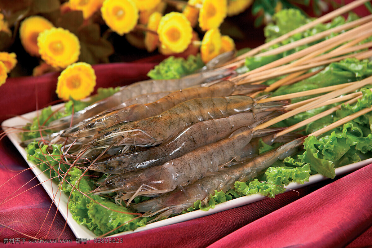 鲜虾 冰鲜虾 鲜 虾 虾子 烧烤 生虾 活虾 海鲜 海味 虾公 餐饮摄影 传统美食 餐饮美食 食物原料