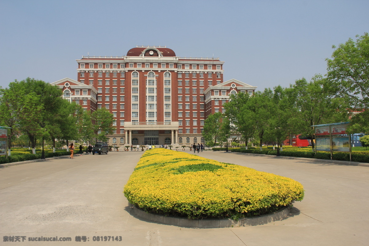 天津大学 天津 外国语 大学 滨海外事学院 建筑 学校 大学楼房摄影 建筑摄影 建筑园林