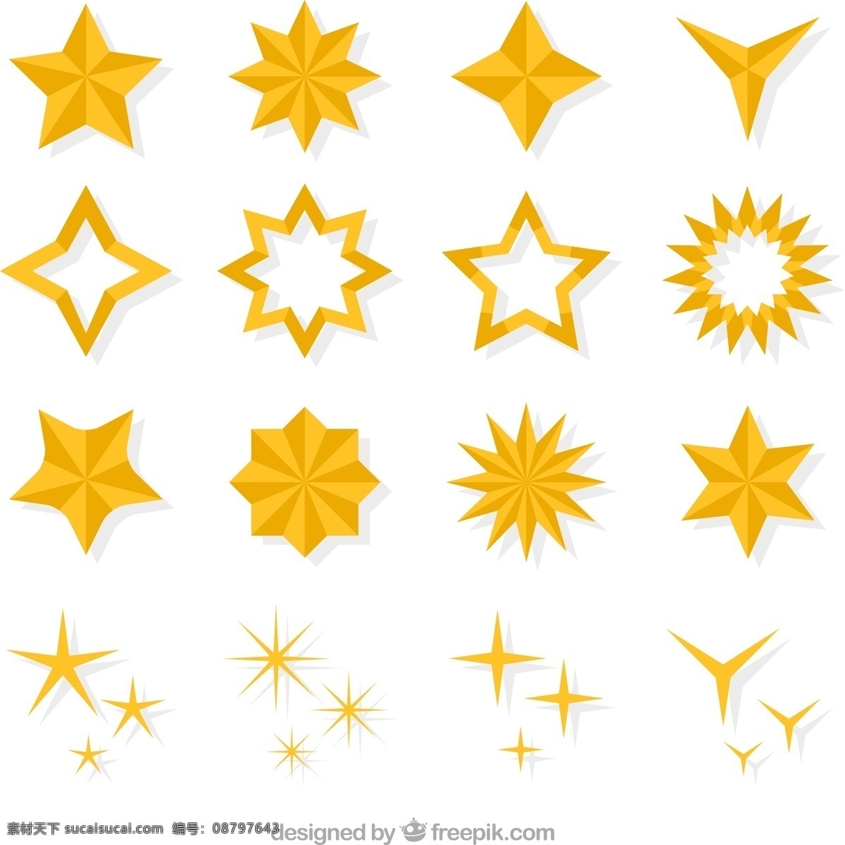 立体星星 led灯 led星星 发光星星 星星底纹 矢量星星 彩色星星 渐变星星 边框材质