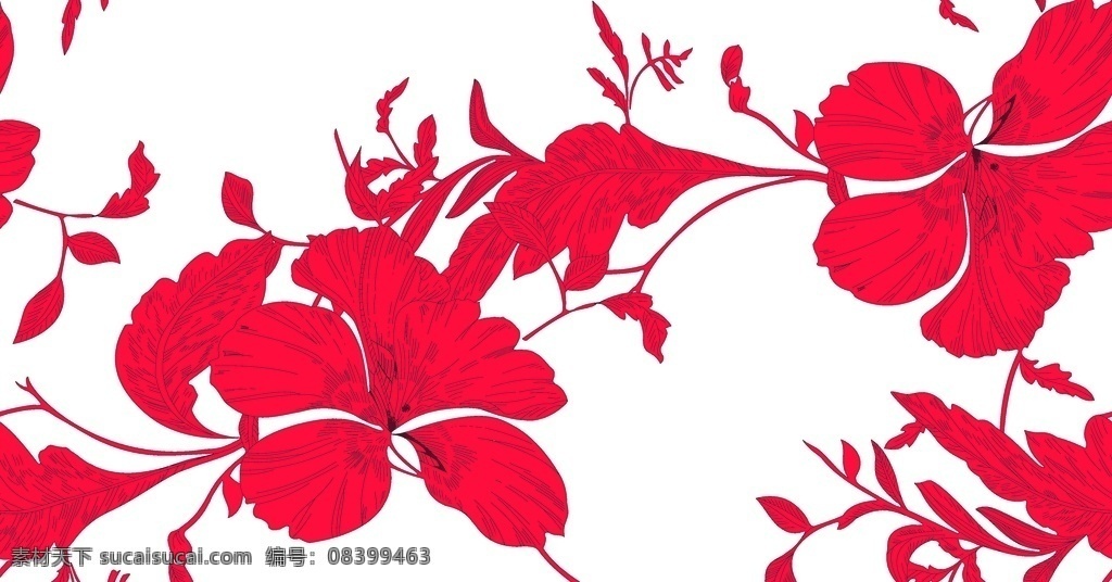 乱花 数码印花 大牌印花 匹布印花 花 花卉 分层