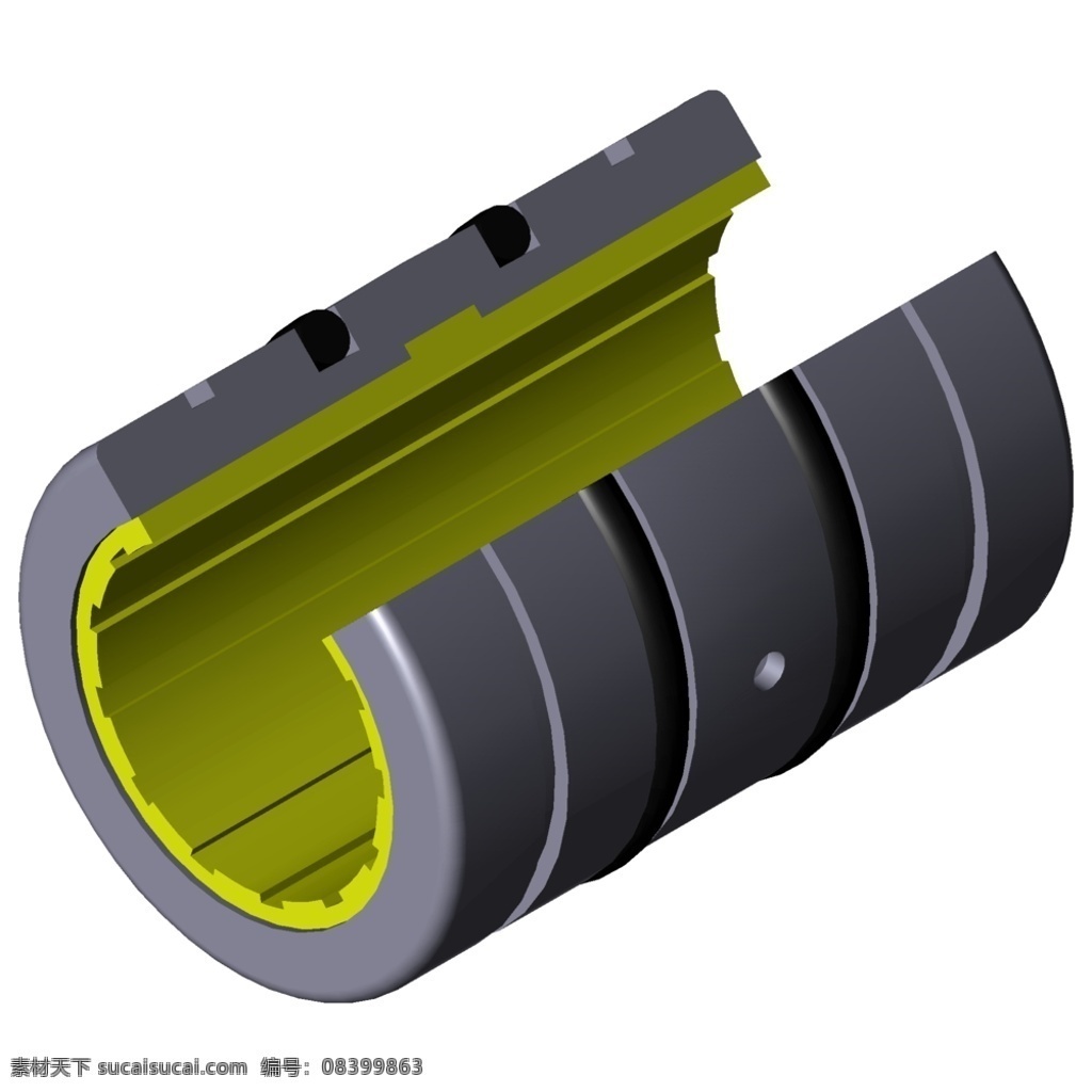 ojum 直线 轴承 平原 浮动 聚合物 易格斯 3d模型素材 电器模型