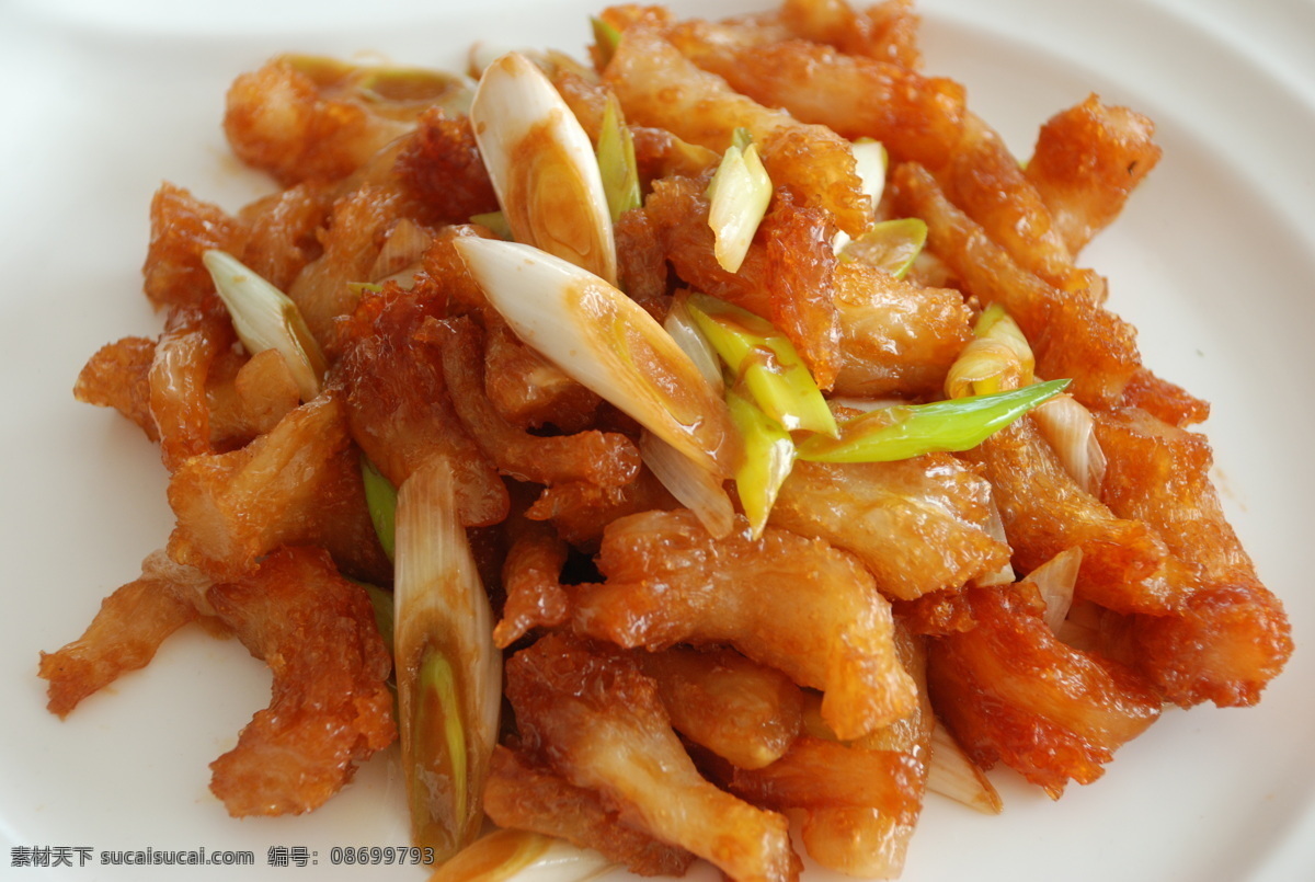 葱烧蹄筋 葱烧 蹄筋 美食 传统美食 餐饮美食