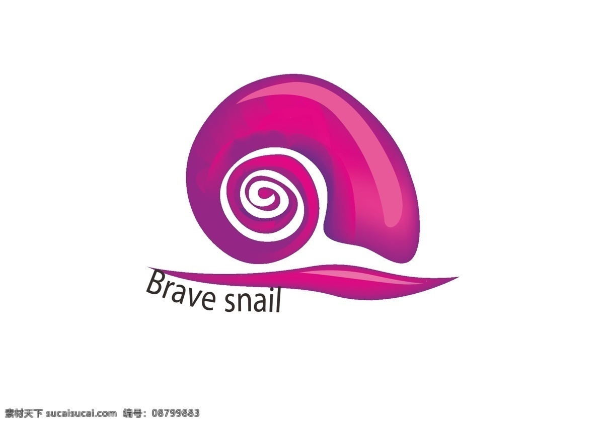 网游标志设计 网游标志 蜗牛 造型 标志设计 白色