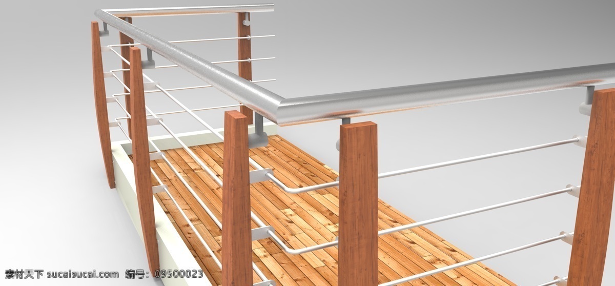 栏杆 工业设计 建筑 3d模型素材 建筑模型