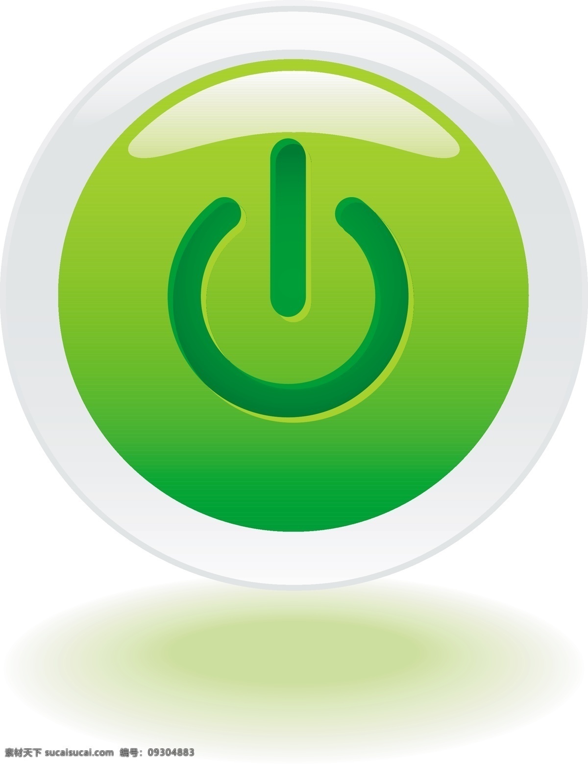 电源键 新能源 环保 环保能源 绿色能源 图标 标识 标志图标 公共标识标志