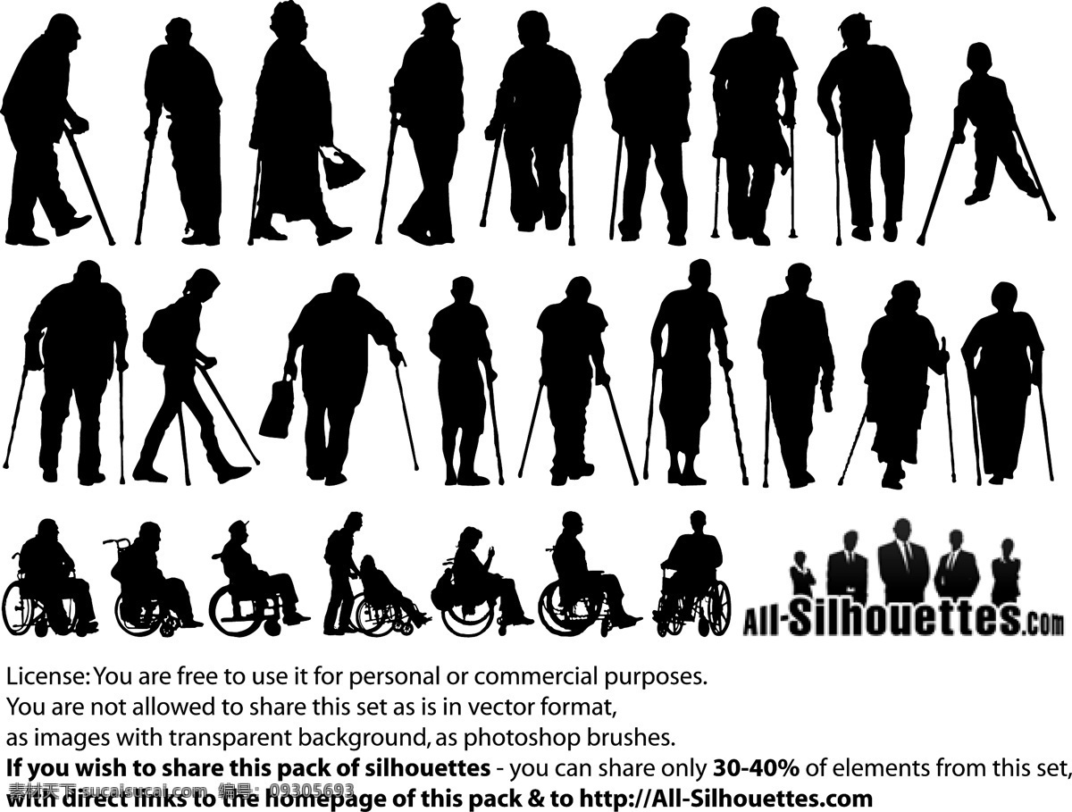 款 残疾 人物 剪影 矢量 黑色 轮椅 剪影素材 人物图库 生活人物