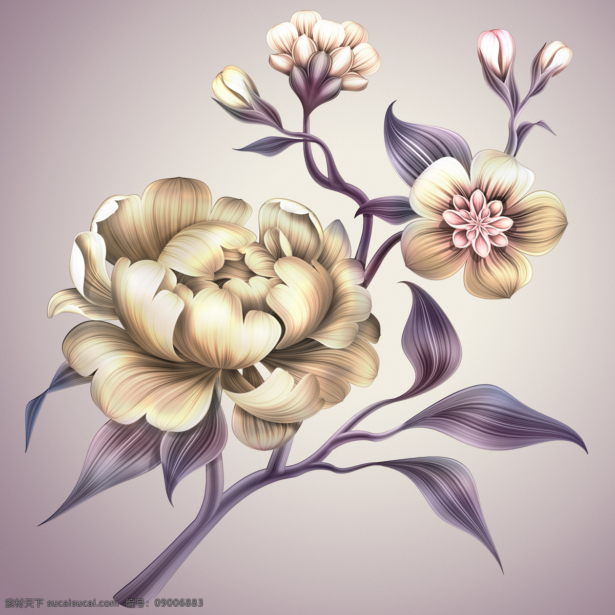 彩绘花卉 手绘花卉 手绘花朵 油画花朵 画芯 无框画 鲜花 油画 绘画艺术 绘画作品 画作 装饰画 书画 文化艺术 绘画书法