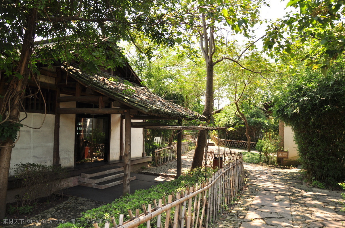 西溪湿地 杭州 竹篱笆 乡村景观 乡野 自然 古朴 建筑摄影 建筑园林