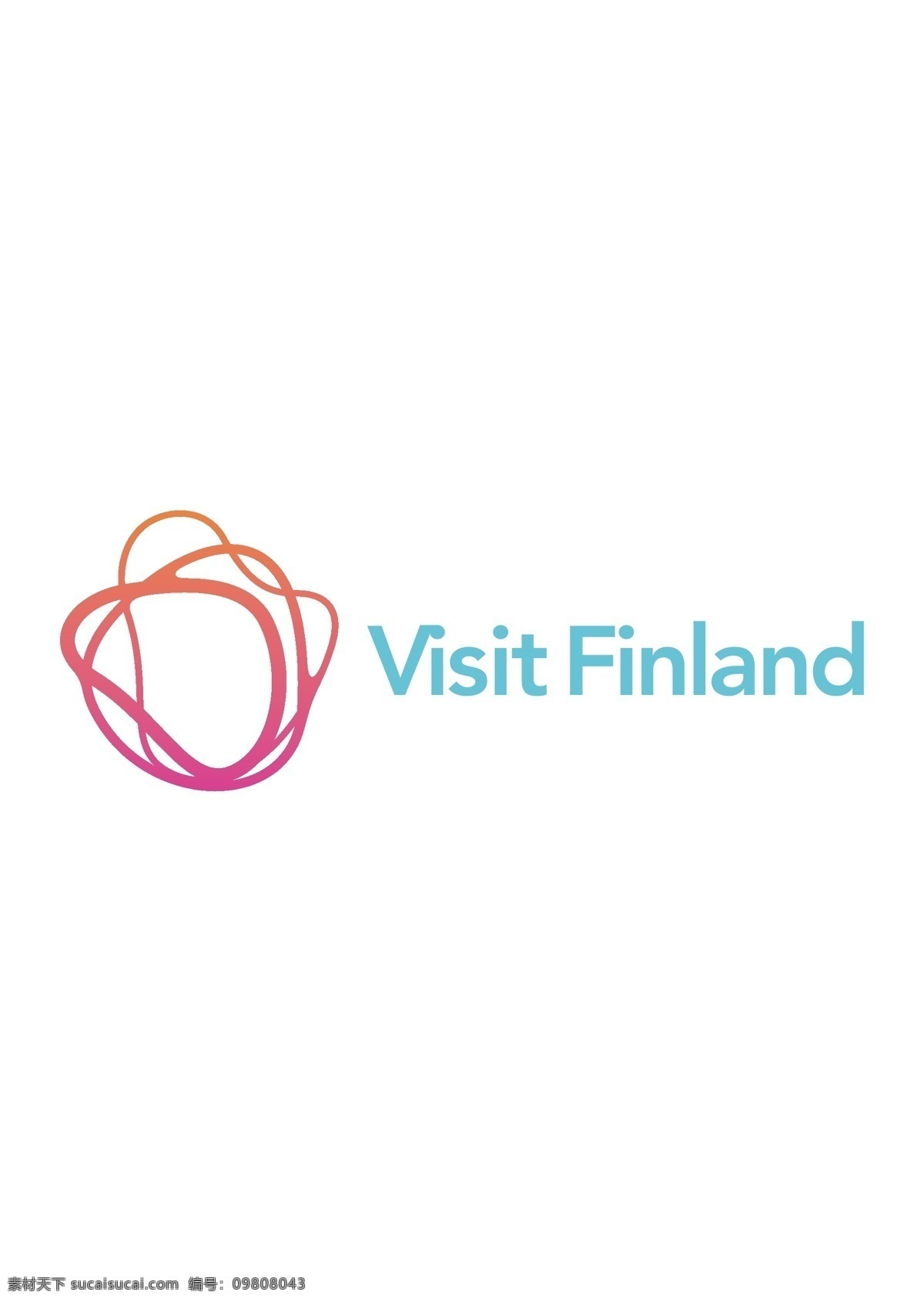 芬兰 旅游局 visitfinland 旅游 芬兰旅游 logo 白色