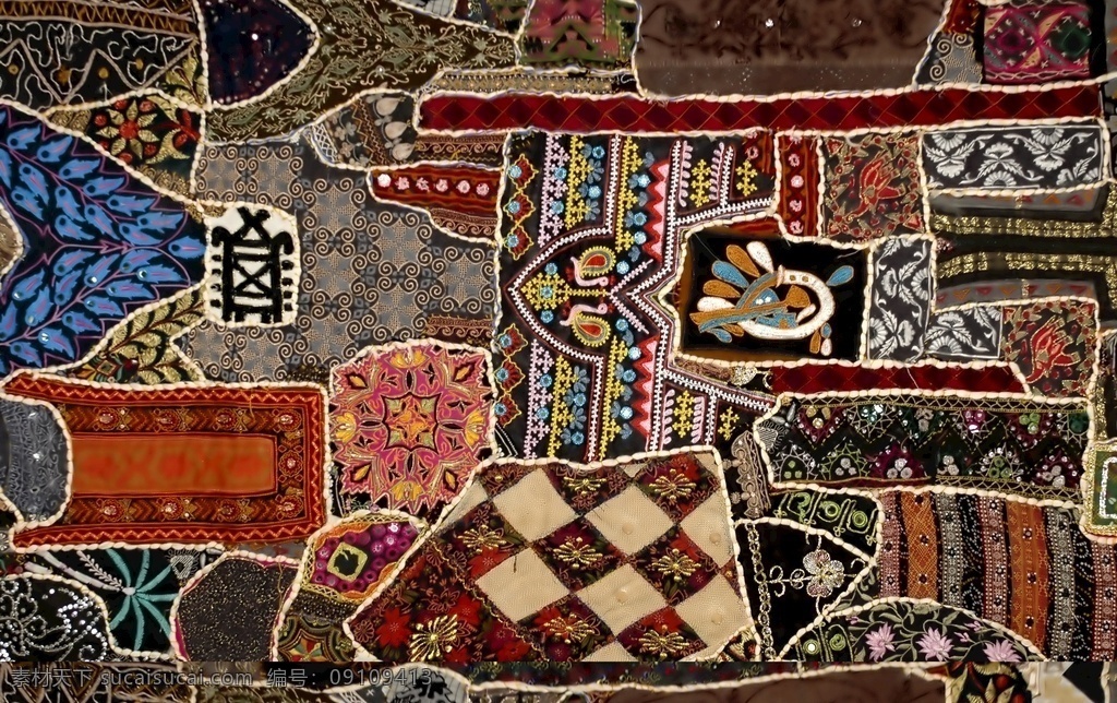 民族花 民族 复古 印花 涂鸦 布料 服装设计