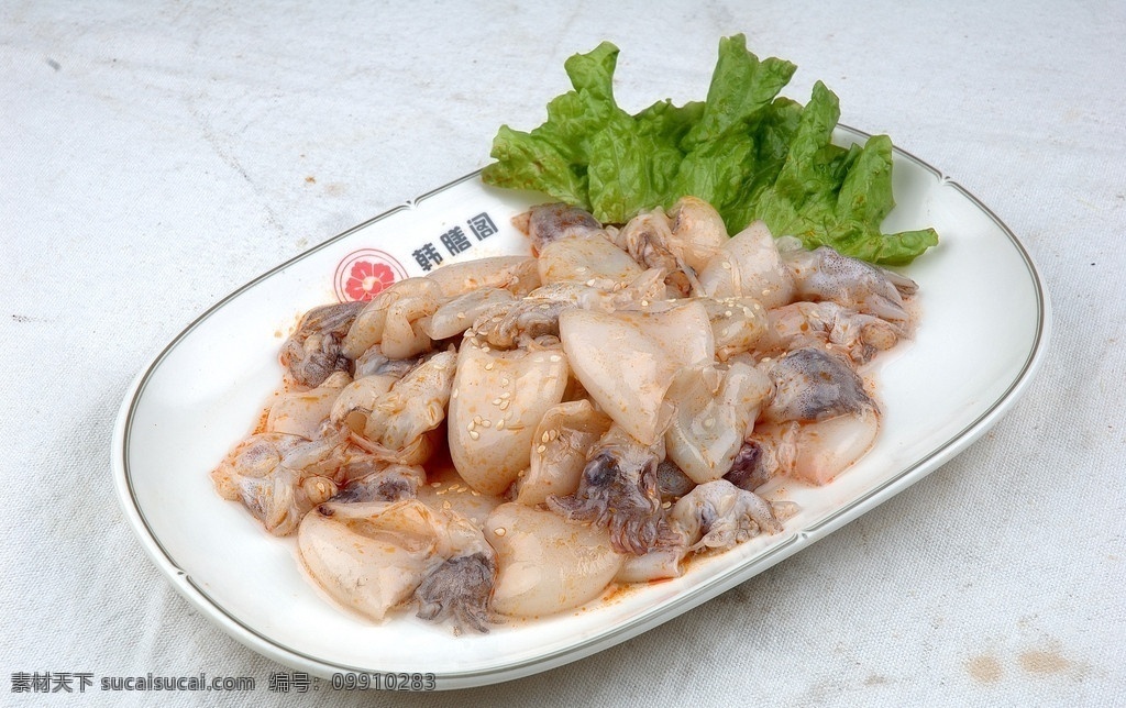 烤墨斗鱼 韩国美食 韩国美食摄影 传统美食 餐饮美食
