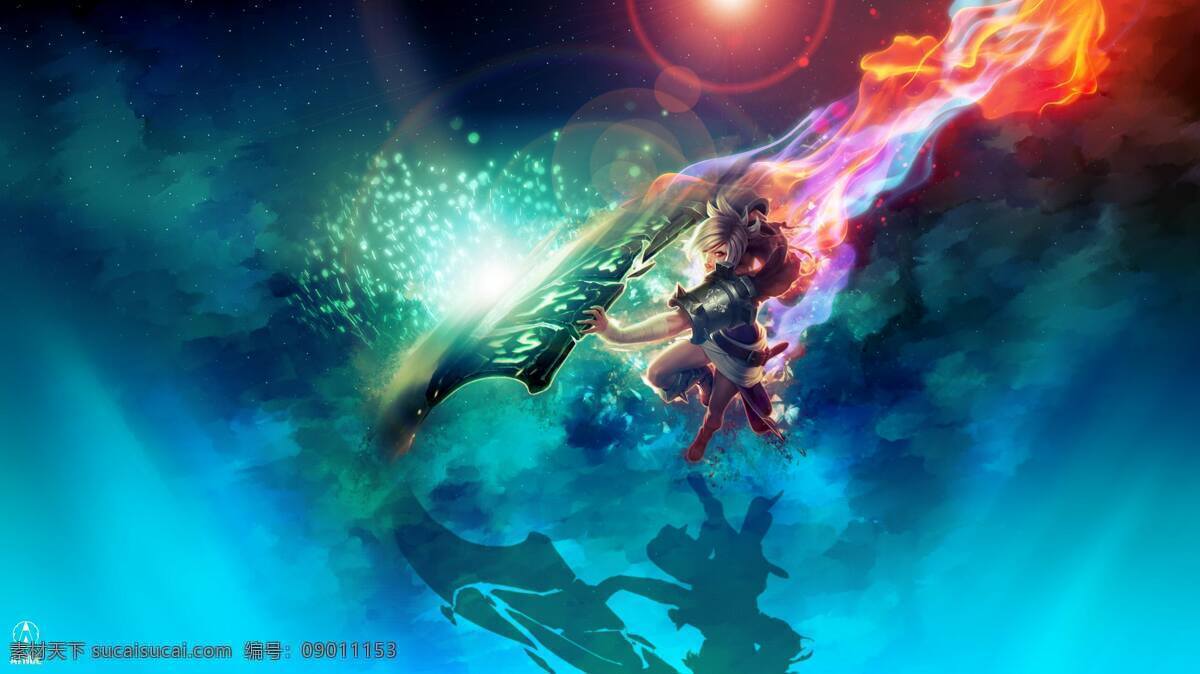 lol 瑞文 背景 壁纸 动漫动画 动漫人物 英雄联盟 游戏人物 卡通 动漫 可爱