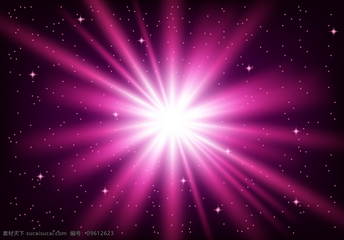 紫色 唯美 光效 光效素材 蓝色光效 星星 星光 星空 梦幻