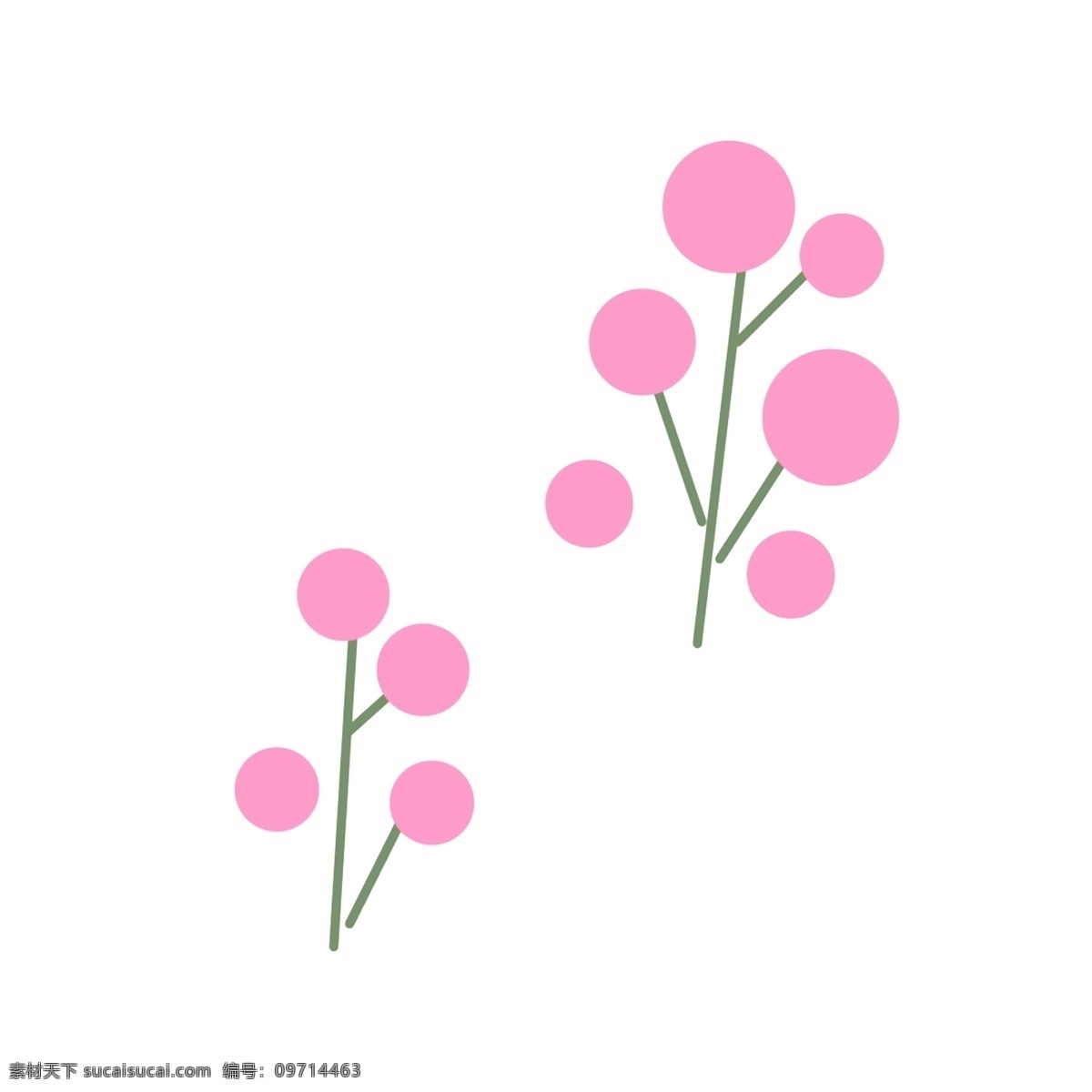 粉色小花 粉色 小花 装饰