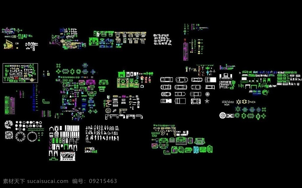 装修 cad 图 块 大全 cad图块 平面图 装修立体图块 立体图 家具 床具 家具素材 cad设计图 源文件 dwg