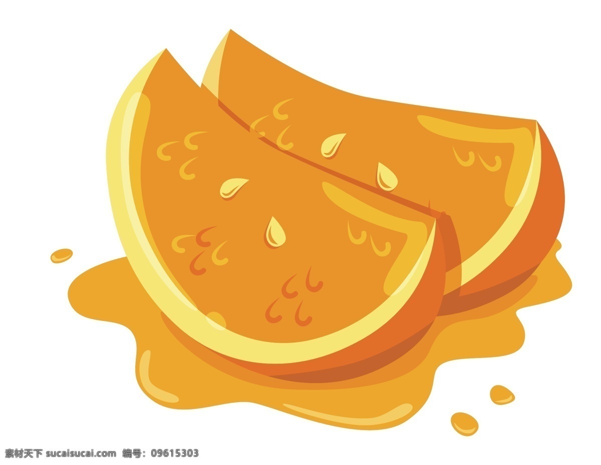 卡通 新鲜 柠檬 元素 小清新 新鲜水果 橙子 手绘 有机 ai元素 矢量元素