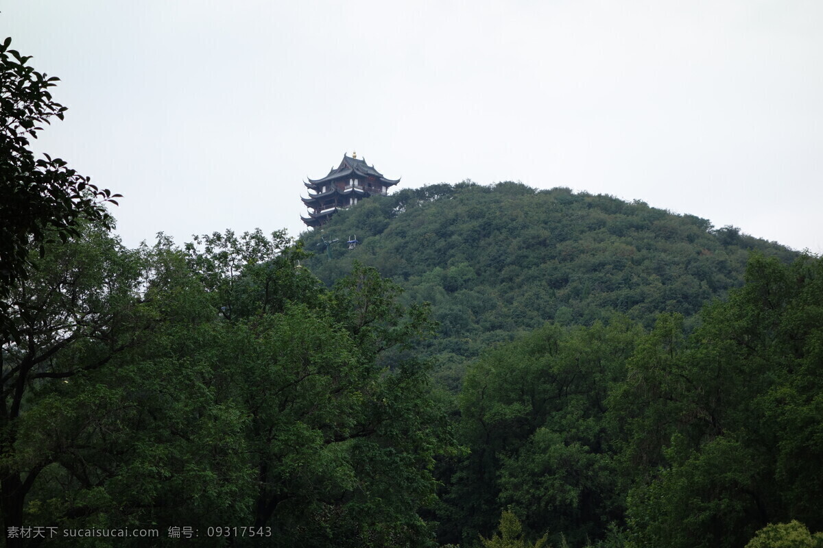 马鞍山太白楼 翠螺山 采石矶 太白楼 名胜古迹 建筑园林 园林建筑