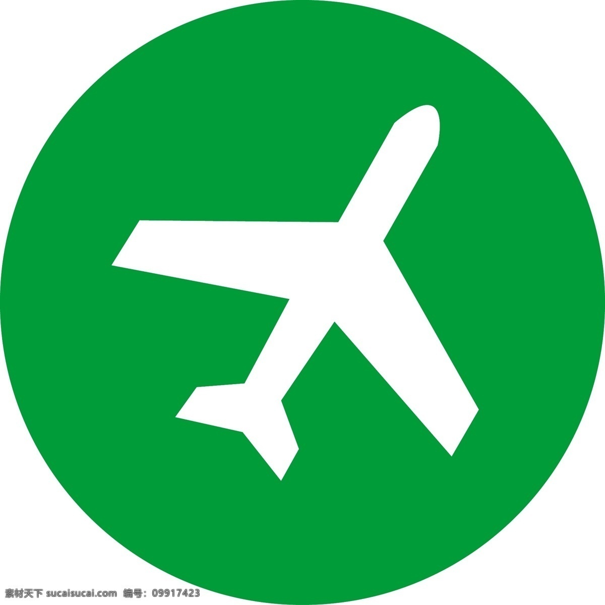 绿色 飞机 图标 矢量图 其他矢量图