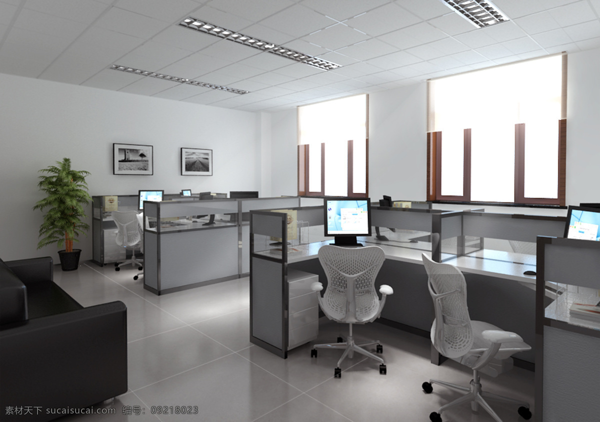 员工 办公室 效果图 室内设计 装饰 装修 未 分类 环境设计